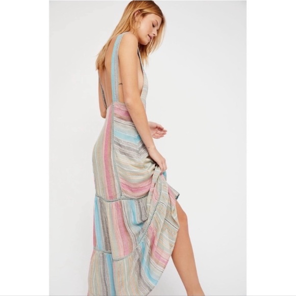 Reselling because it didn’t fit me! Patchwork Free People Maxi dress - Picture 2 of 4